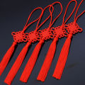 5pcs 24cm New Acrylic Plastic Chinese Tassel Small Big Red Festive Tassel Spring Festival Decoration Chinese Knot Car Hitch.