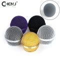 For SM58 Wireless Microphone Replacement Metal Microphone Grille Replacing Professional Party Mic Head Part.