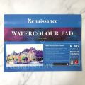 R.102 rough surface Renaissance watercolour pad drawing book with 15 sheets per book (Blue Book). 