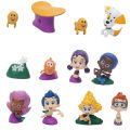 12pcs/set bubble guppies Characters Fish Mermaid Cute Figure Model Toys. 