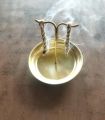 2 In 1 Brass Bateko Dhoop Holder / Stand (12 CM Diameter). 