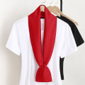 Luxury Brand Ribbon Silk Scarf 15*145cm Red Headband Neckerchief Foulard Hair Scarfs Neck Tie Lady Skinny Scarves Soft Satin. 