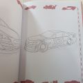 SPORTS CARS COLOURING BOOK. 