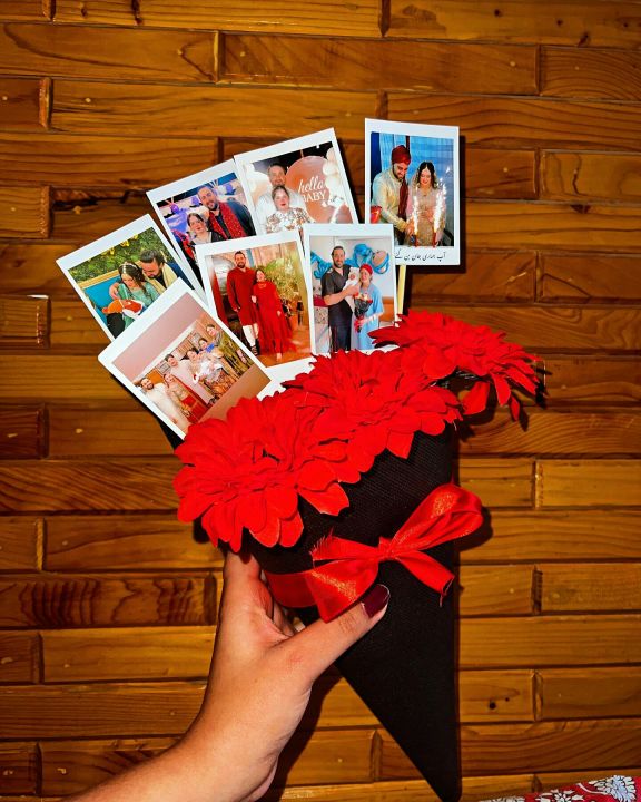 Polaroids' Photo Bouquet