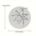 1Candle Aromatherapy、Silicone Flower Resin Casting Mold for Clay Craft and Crystal Epoxy Resin Mold-DIYHandmade Flower Design Re. 