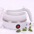 Silicone Foldable Travel Electric Portable Kettle 600ML Collapsible Kettle 220V 50Hz Hot Water Boiler & Tea Heater for Travelling, Office And Home Use (Multi). 