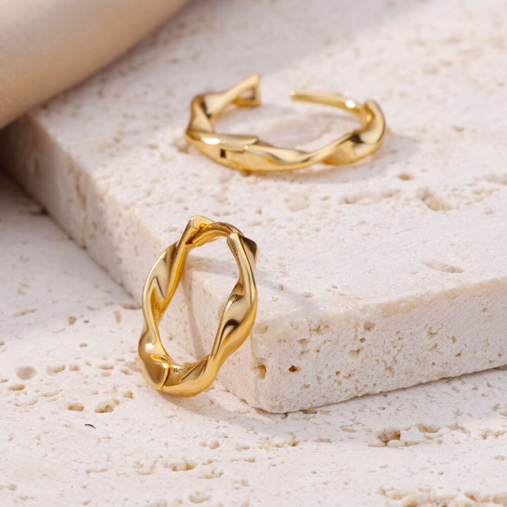 Stainless%20Steel%20Irregular%20Twist%20Earrings%20for%20Women%20Gold%20Color%20Round%20Hoop%20Earrings%20Fashion%20Jewelry%20Wedding%20%20Free%20Shipping%20-%20Image%206