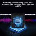 Mini Voice Activated Recorder OTG Mobile Phone Connection Small Digital Audio Device Sound Recording Micro Dictaphone Magnet. 