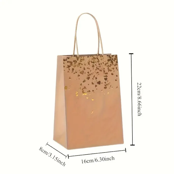 5/10PCS%20Black%20Brown%20White%20Bronzing%20Paper%20Bags%20Portable%20Birthday%20Gift%20Paper%20Bags%20Shopping%20Birthday%20Wedding%20Christmas%2022x16x8cm%20-%20Image%202