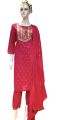Cotton Kurti/Pants Sets For Women In Pink Colour. 
