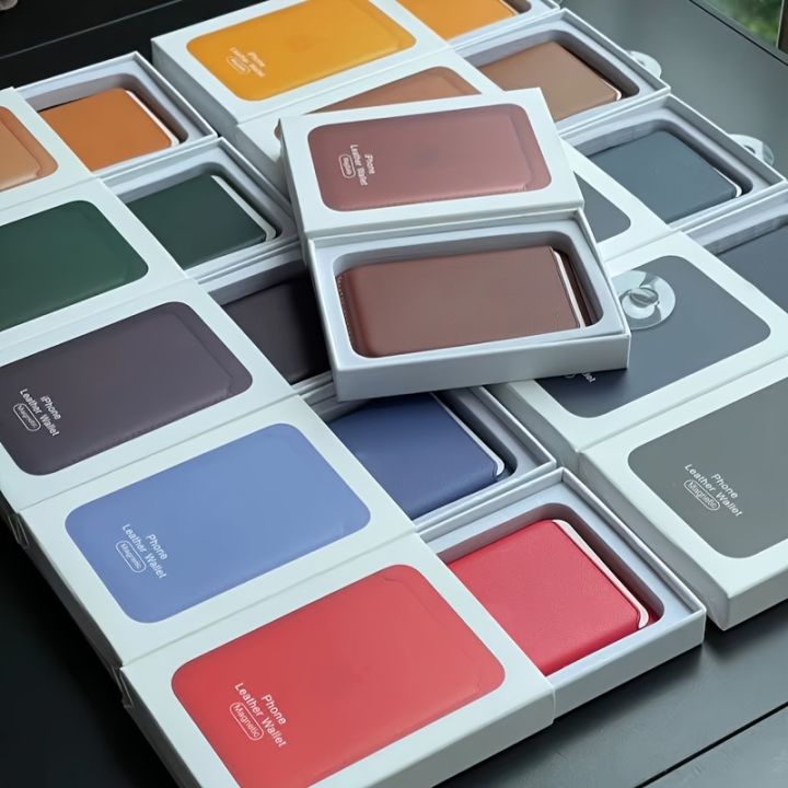 Fashion%20Women%20Leather%20Card%20Wallet%20Phone%20Card%20Holder%20For%20Magsafe%20Magnetic%20Case%20Suitable%20For%20all%20iPhone%20Cases%20Card%20Phone%20Back%20Bag%20-%20Image%204
