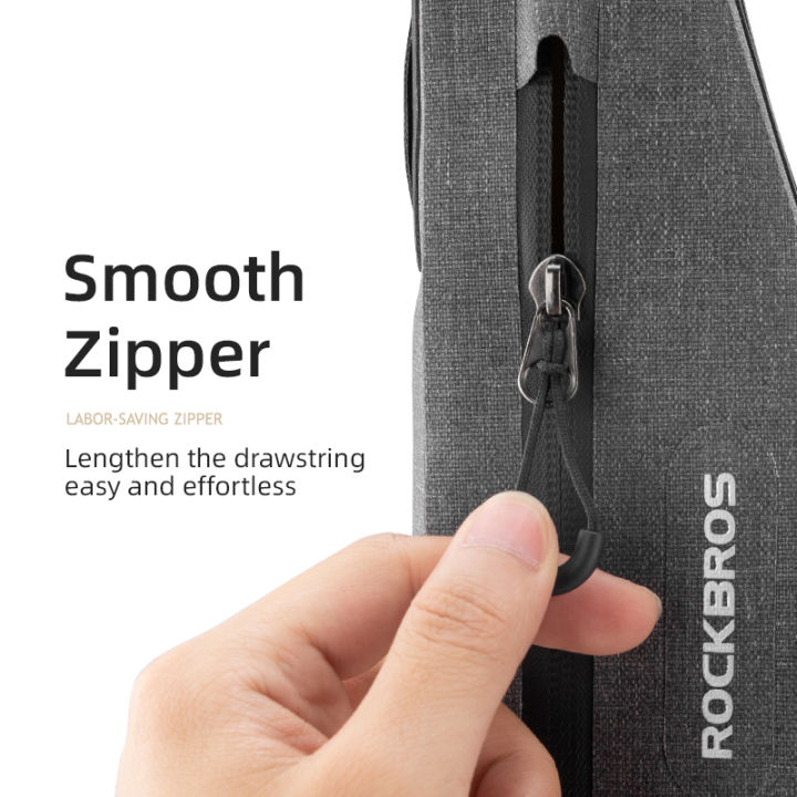 ROCKBROS%201.5L%20Full%20Waterproof%20Bike%20Bag%20Front%20Tube%20Triangle%20Lengthed%20Double%20Zipper%20Scratch-resistant%20Bicycle%20Bag%20Bike%20Accessories%20-%20Image%206