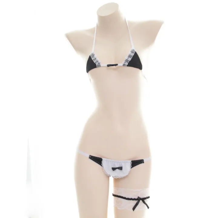 Lingerie%20Three-point%20Women's%20%20Cosplay%20Cute%20Maid%20Uniform%20Bikini%20Cat%20Anime%20Cos%20Fun%20%20Underwear%20Black%20Lolita%20Sleepwear%20-%20Image%207