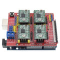 DIY KIT CNC Shield Expansion Board for 3D Printer + 4 x A4988 Stepper Motor Driver with Heat Sink + UNO R3 DIY. 