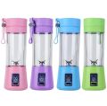 Recargeable Juicer Blender 6 Blades 380ml - Portable Juicer Cup & Smoothie Maker Charging - Water Bottle Portable Fruit Juicer Machine (Double Click Start) By Bee To Door. 
