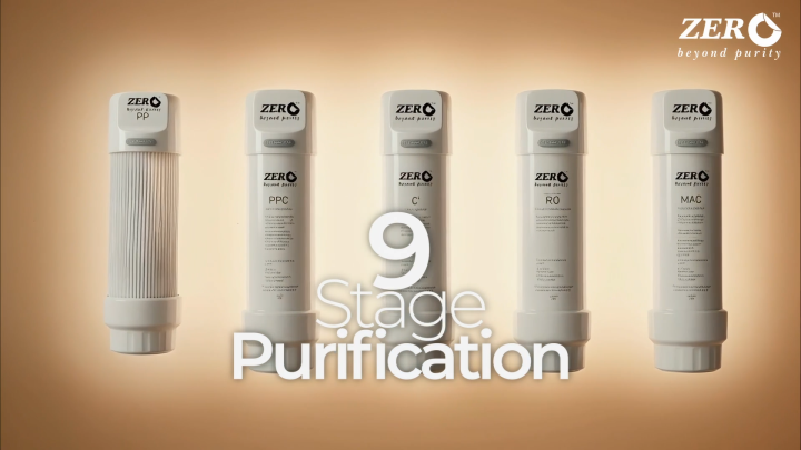 ZERO ROMIU Smart Water Purifier Dispenser | 9-Stage RO+UV | Mineralization | High Capacity 200GPD