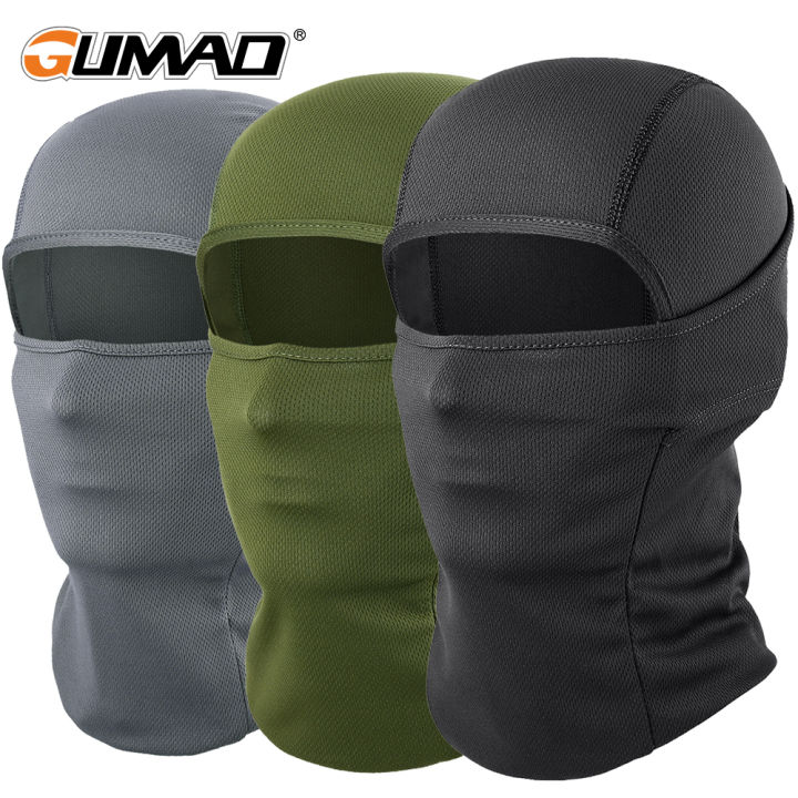  Balaclava Full Face Mask Quick-dry Hiking Cycling Camping Hunting Airsoft Hood Cap Bike Head Cover Summer Men Women