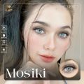 Premium lens mosiki brown/gray pattern, beautiful, sexy, 60% water-resistant lens, comfortable to wear, suitable for sensitive people.. 