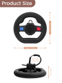 Stroller Steering Wheel Toy with Music & Horn | 360° Rotatable Interactive Toy for Toddlers. 