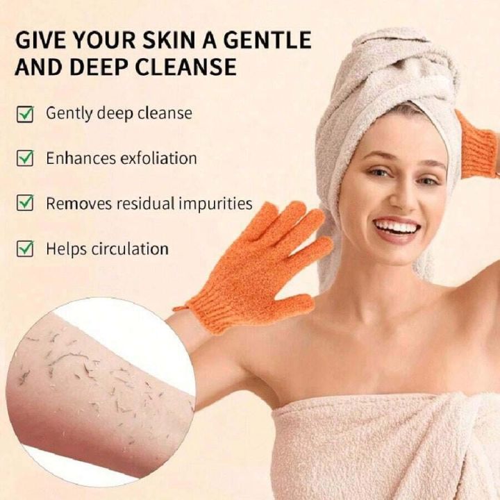 2pcs/6pcs/12pcs%20Reversible%20Exfoliating%20Shower%20Gloves,%20Body%20Scrub%20Gloves,%20,Cleansing%20Tools%20Bath%20Towel%20Bath%20Products%20Back%20Scrub%20-%20Image%205