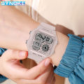 SYNOKE Digital Watches Lady Sports Luminous Multifunction Waterproof Chrono Wristwatch Outdoor Girls Fashion Student Watch New. 