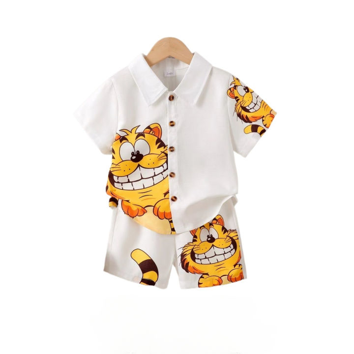 1-6%20Years%20Kids%20Boy%202PCS%20Clothes%20Set%20Cartoon%20Cute%20Tiger%20Short%20Sleeve%20Shirt+Shorts%20Fashion%20Style%20Suit%20Child%20Birthday%20Party%20Outfits%20-%20Image%207