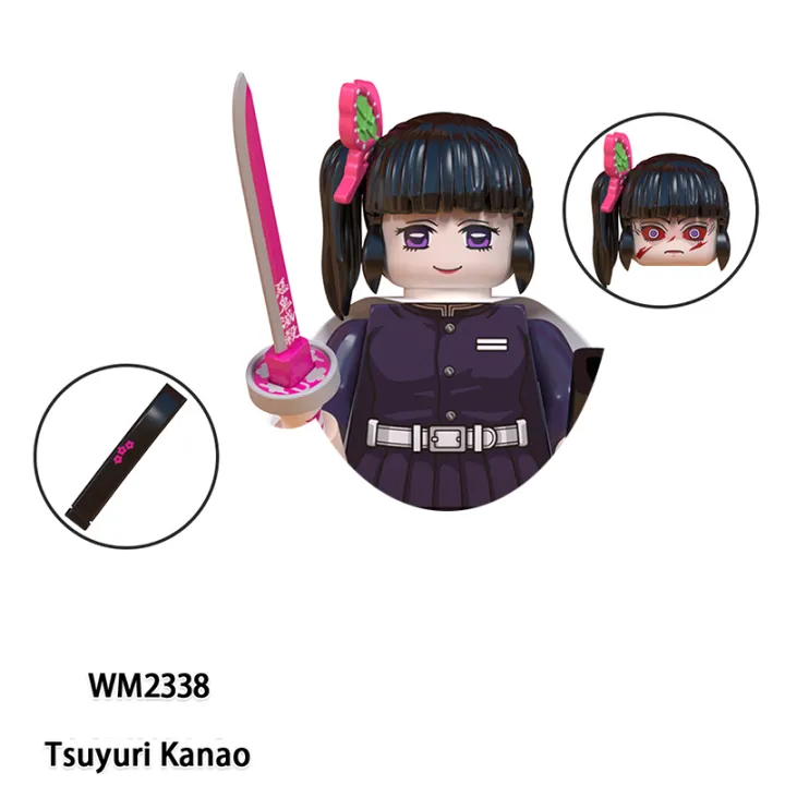 2026 Demon Slayer ANIME Blocks Blind Box WM2998-3008 Action Figures ...