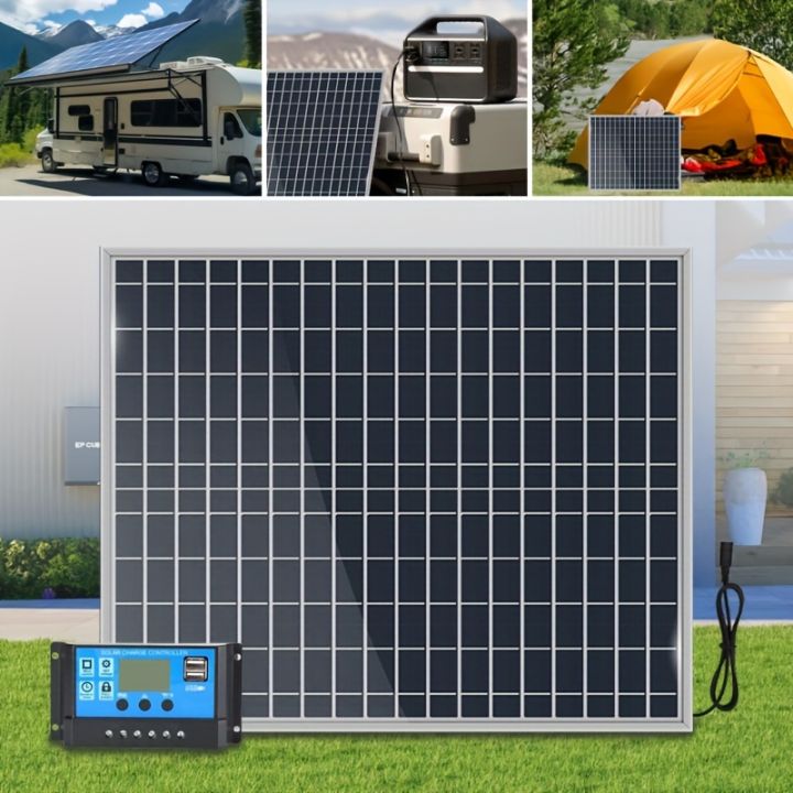 All-in-One 1000W Solar Charger Kit – 12V Portable Power Bank with 100A Regulator for Home, Caravan & Outdoor Adventures