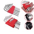 5/8/11 Pcs Allen Wrench Metric Wrench Inch Wrench L Wrench Size Allen Key Short Arm Tool Set Easy To Carry In The Pocket. 