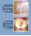Kawaii Kuromi My Melody Folding Eye LED Fan Light Foldable Protection Table Lamp Anime Cute Bedroom Night Light Cartoon Lamp. 