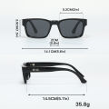Quality Square Polarized Sunglasses Men Metal Core UV400 Unisex Sun Glasses Travel Hiking Beach Fishing Eyewear. 