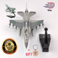 D Wise F16 Aircraft/Airplane Metal Model 12 Inches. 