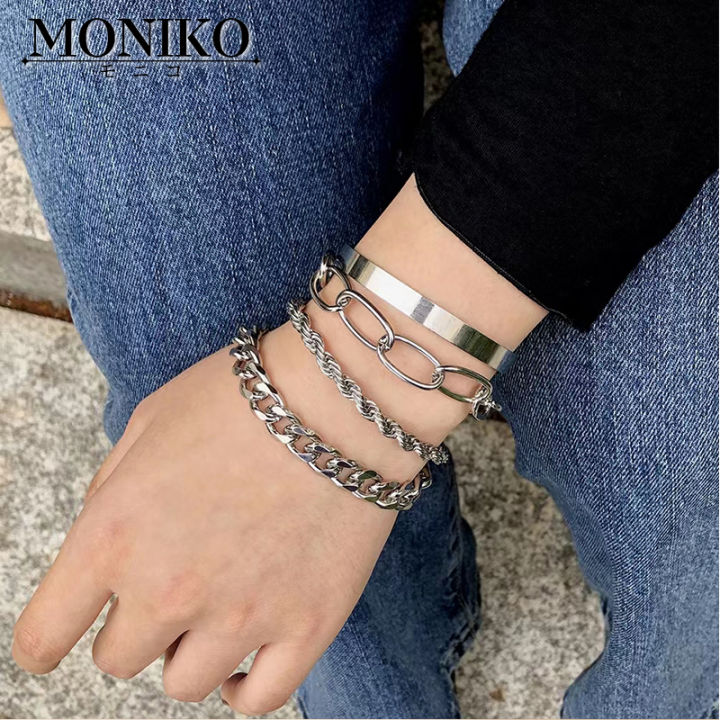 Silver%20Bracelet%20set,%20gold%20bracelet%20set,%20women%20bracelet%20set,%204%20pcs/set%20-%20Image%203