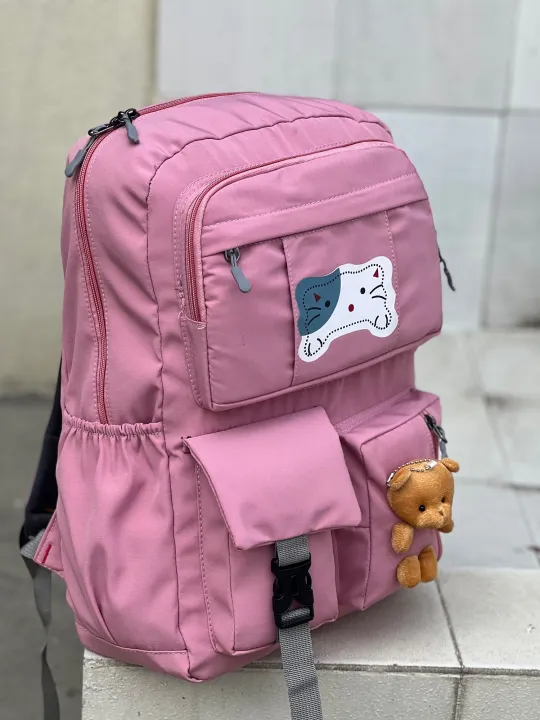 Cute%20Doll%20New%20Korean%20Ladies%20Fashion%20Backpack%20For%20College%20And%20School%20%7CTravel%20Bag%20For%20Girls%20%7CBag%20For%20%20School%20And%20College%20%20Purposes%20-%20Image%204
