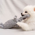 Hot rope knot grinding teeth resistant hand-woven animal cotton rope small and medium-sized dog pet dog toys.