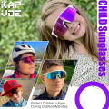 Kapvoe Photochromic Child Sunglasses UV400 Protection Sport Cycling Glasses Kids Boys Girls Fashion Bike Glasses Bicycle Eyewear. 
