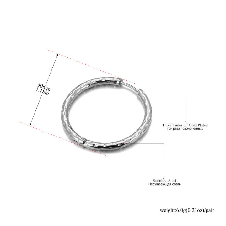 Lokaer%20Waterproof%20316L%20Stainless%20Steel%20Geometric%20Huggie%20Hoop%20Earrings%2018K%20Gold%20Plated%20Charm%20Fashion%20Jewelry%20For%20Women%20E24114%20-%20Image%202