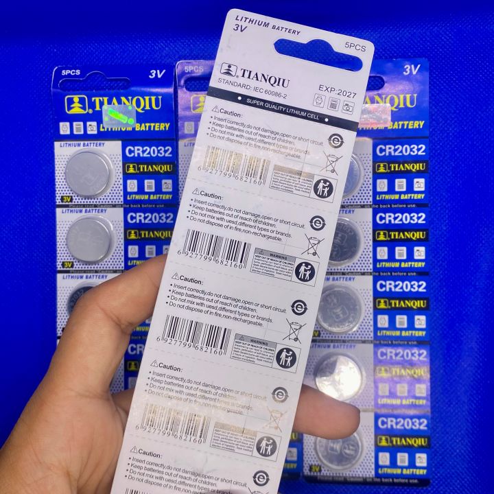 5%20Pcs%20Original%20Tianqiu%20Brand%20New%20Battery%20For%20Cr2032%203V%20Button%20Cell%20Coin%20Batteries%20For%20Watch%20Computer%20and%20other%20devices%20Cr%202032%20-%20Image%202