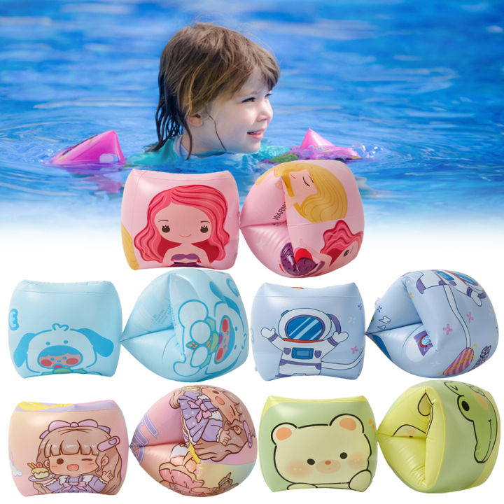 Arm Float Rings Cute Arm Floaties Inflatable Pool Floats Arm Bands PVC Swim Floater ...