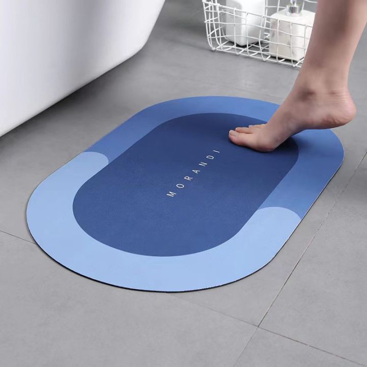 Shower Room Bath Mat,Two-Toned Floor Mat For Bathroom