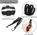 Motorcycle Back Seat Helmet Strips Elastic Rope Motorcycle Helmet Fixed Strap Adjustment Fix Rope Goods Strap 60cm/90cm. 