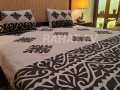 Hand made aplic bed sheet. 