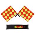 2pcs/Pack Soccer Referee Flags Professional Fair Play Sports Match Football Linesman Flags Sports Game Referee Equipment. 