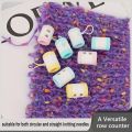 Knitting Row Counter - Manual Handheld Mini Tally Counter for Crochet, Yarn Craft, Sewing Tools.