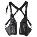 New Anti-theft Storage Vest Bag Storage Leather Multifunction Strap Chest Bag Concealed Underarm Shoulder Outdoor Sports. 