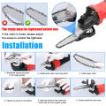 Angle Grinder Refit Chainsaw Conversion Kit 4/6 Inch Chainsaw Bracket Change Angle Grinder Into Chain Saw Woodworking Power Tool. 