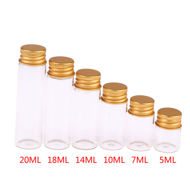 10%20Pieces%205ml/7ml/10ml/14ml/18ml/20ml%20Glass%20Bottles%20With%20Aluminium%20Lids%20Small%20Mini%20Glass%20Jars%206%20Sizes%20U-pick%20-%20Image%206