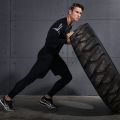 Compression Shirt Men Long Sleeve Printing Sportswear for Men Gym Clothing Running Fitness Training Workout Muscle Top Male. 