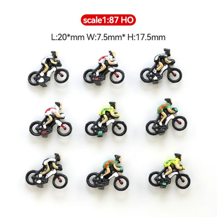 Model%20Railway%20HO%20Scale%201:87%20Cyclist%20Photographer%20Cycling%2015%20Different%20Poses%20Bicycle%20Motorcycle%20-%20Image%207