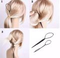 Twist & Loop Ponytail Maker 2 pcs Hair Braid Styling Tool. 